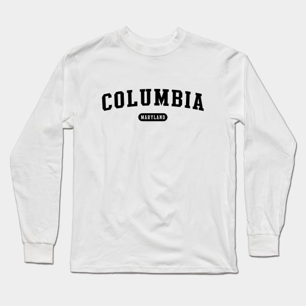 Columbia, MD Long Sleeve T-Shirt by Novel_Designs